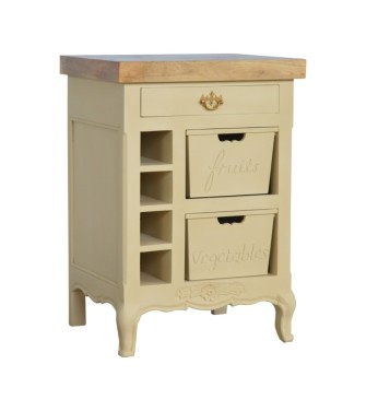 French Style Cream Cabinet