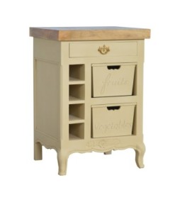 French Style Cream Cabinet