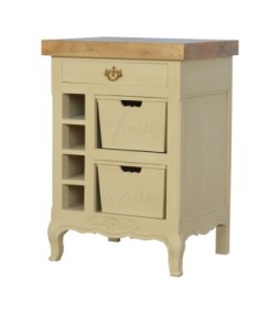 French Style Cream Cabinet