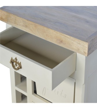 French Style Cream Cabinet