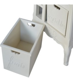French Style Cream Cabinet