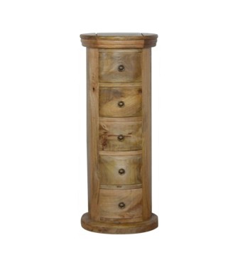 Granary 5 Drawer Slim Drum Chest