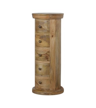Granary 5 Drawer Slim Drum Chest
