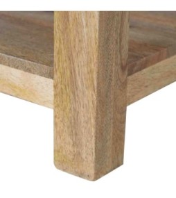 Table basse de style campagnard à 4 tiroirs