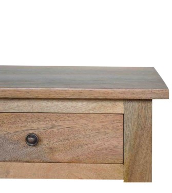 Table basse de style campagnard à 4 tiroirs