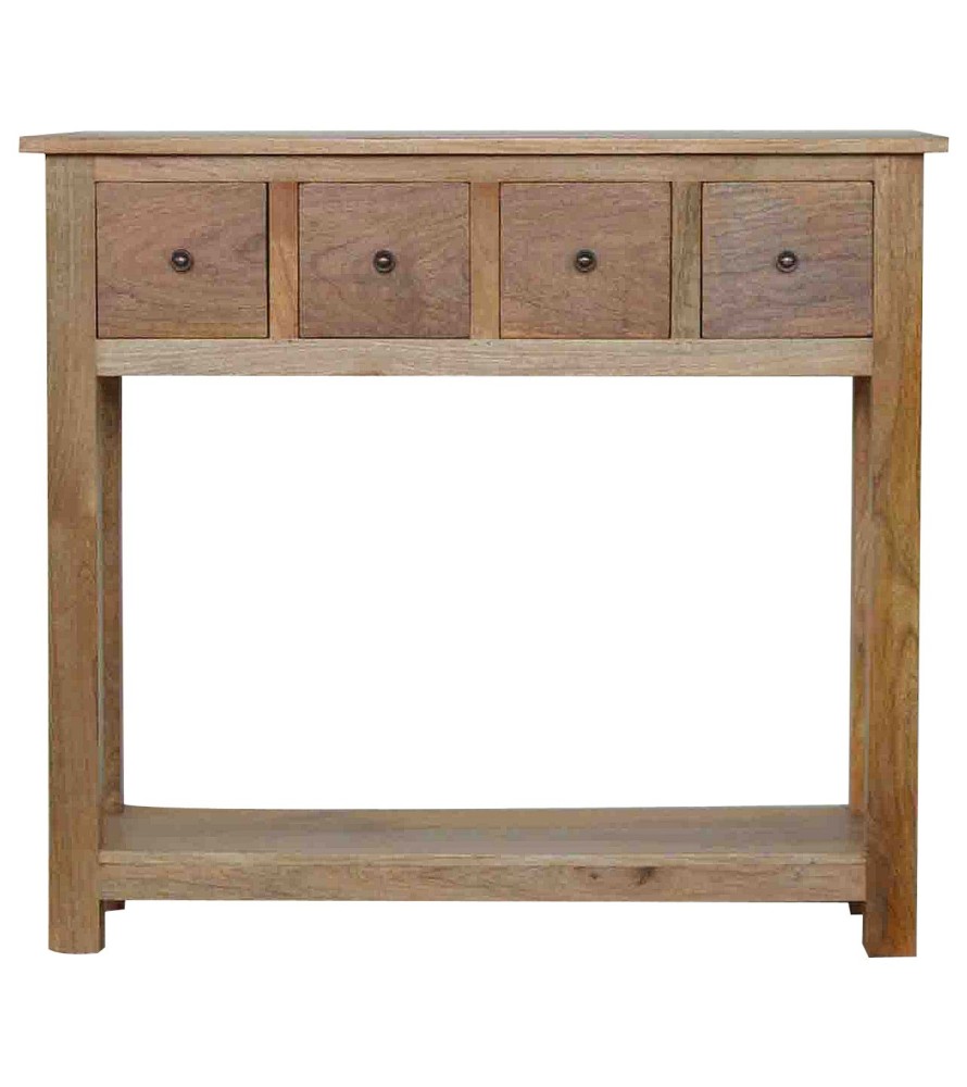 4 Drawer Country Console