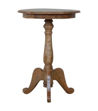 Table basse ronde en bois massif