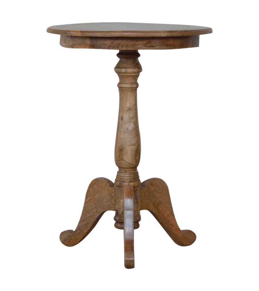 Table basse ronde en bois massif
