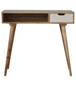 Bureau à tiroirs blanc
