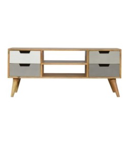 Grey Painted Open TV Unit