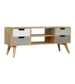 Grey Painted Open TV Unit