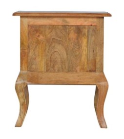 Table de chevet à pieds cabriolet