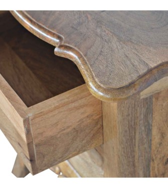 Table de chevet à pieds cabriolet