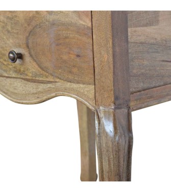 Table de chevet de style français avec 2 tiroirs