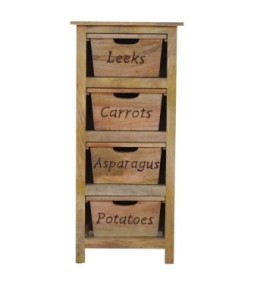 Carved Kitchen Cabinet