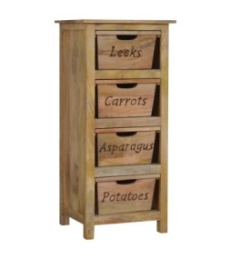 Carved Kitchen Cabinet