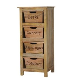 Carved Kitchen Cabinet