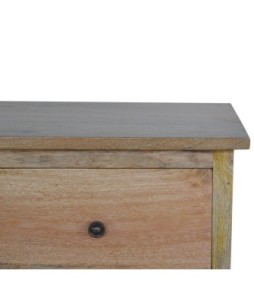 Oak-ish Solid Wood 8 Drawer Chest