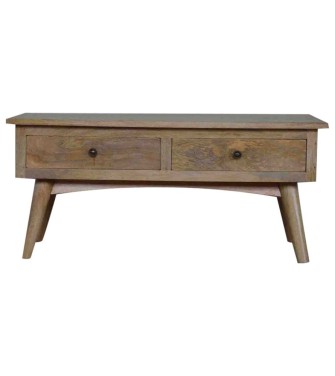 Table basse à 2 tiroirs de style nordique