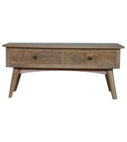 Table basse à 2 tiroirs de style nordique