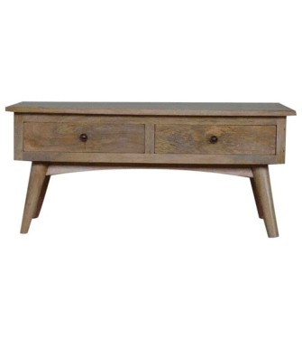 Table basse à 2 tiroirs de style nordique