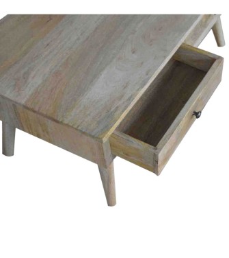 Table basse à 2 tiroirs de style nordique
