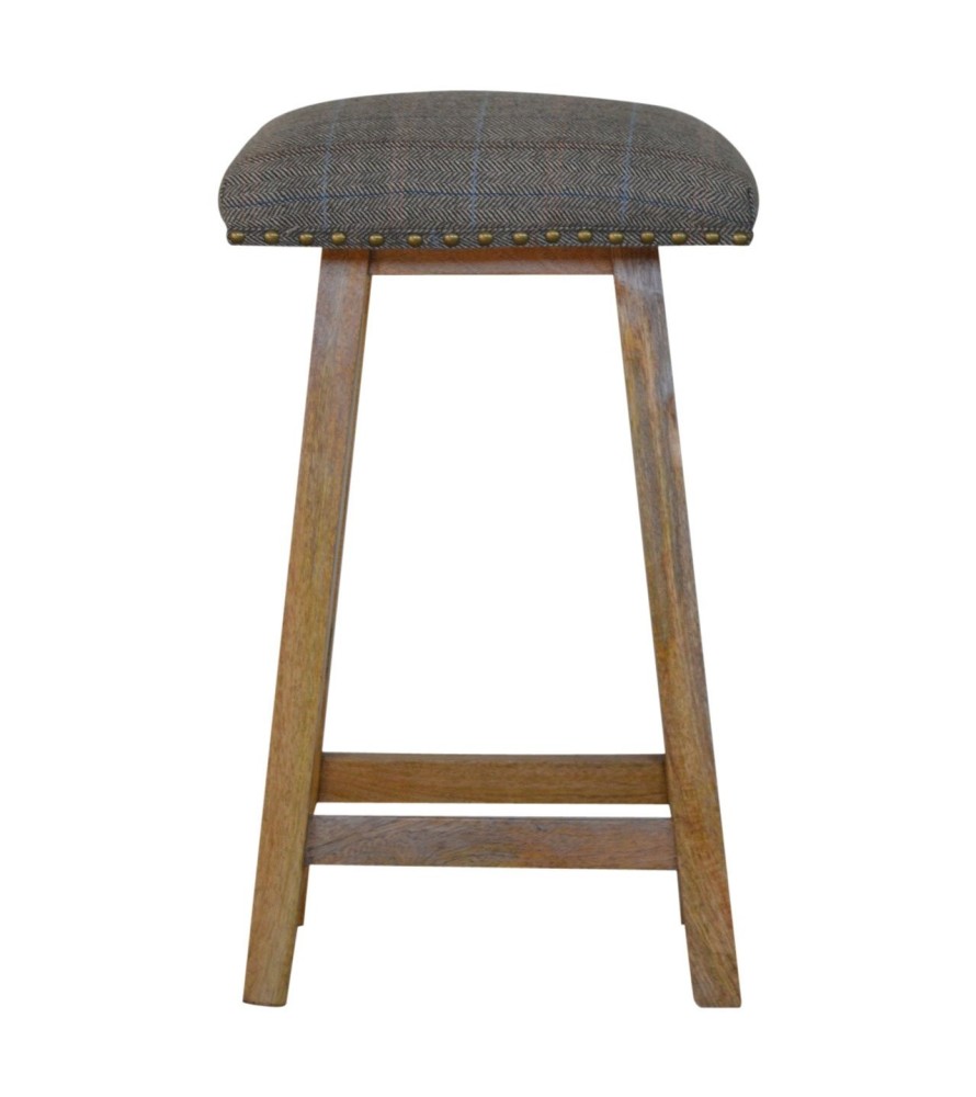 Multi Tweed Bar Stool
