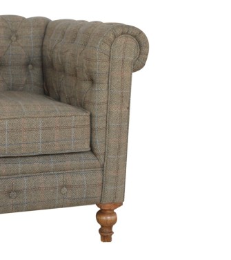 Chesterfield Multi Tweed Armchair