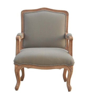 French Style Upholstered Armchair