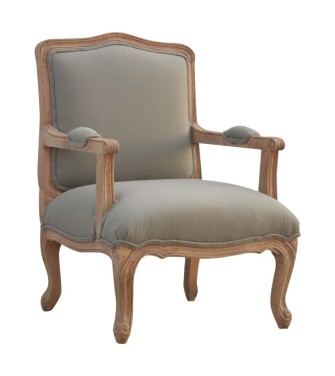 French Style Upholstered Armchair