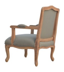 French Style Upholstered Armchair