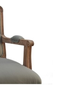 French Style Upholstered Armchair