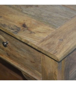 Solid Mango 2 Drawer Console
