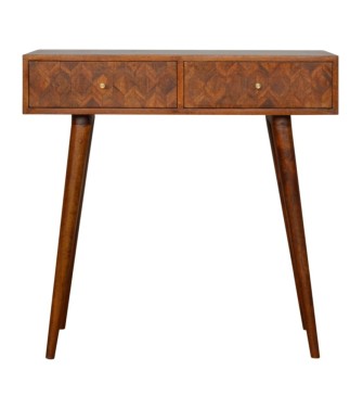 Assorted Chestnut Console Table