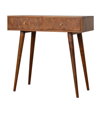 Assorted Chestnut Console Table