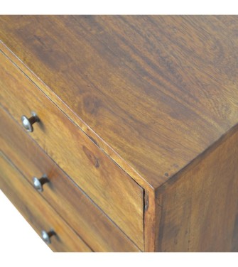 Buffet en finition châtaigne sculpté