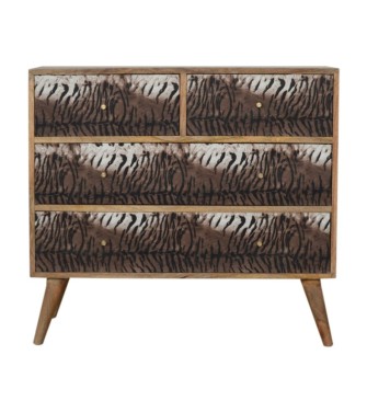 Tiger Drawer Print Chest