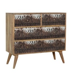 Tiger Drawer Print Chest
