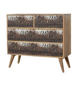 Tiger Drawer Print Chest