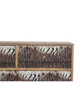 Tiger Drawer Print Chest