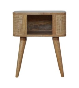 Table de chevet à fente ouverte et maille serrée