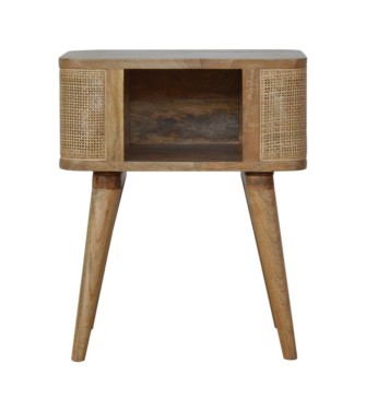 Table de chevet à fente ouverte et maille serrée
