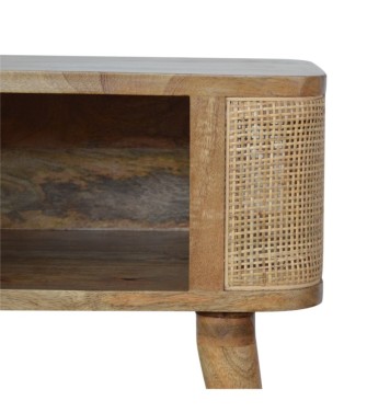 Table de chevet à fente ouverte et maille serrée