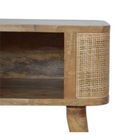 Table de chevet à fente ouverte et maille serrée