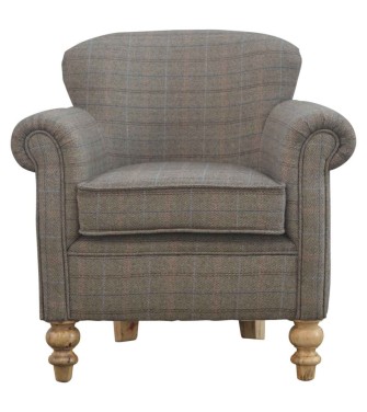 Multi-Tweed Armchair