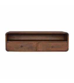 Floating Chestnut Open Console