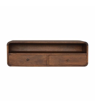 Floating Chestnut Open Console