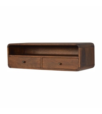 Floating Chestnut Open Console