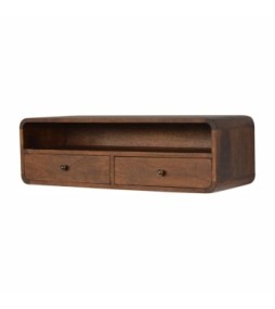 Floating Chestnut Open Console