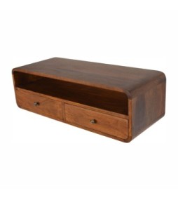 Floating Chestnut Open Console